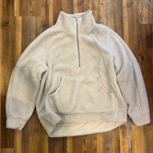 Lululemon Scuba Oversized Fleece Funnel-neck Halfzip
